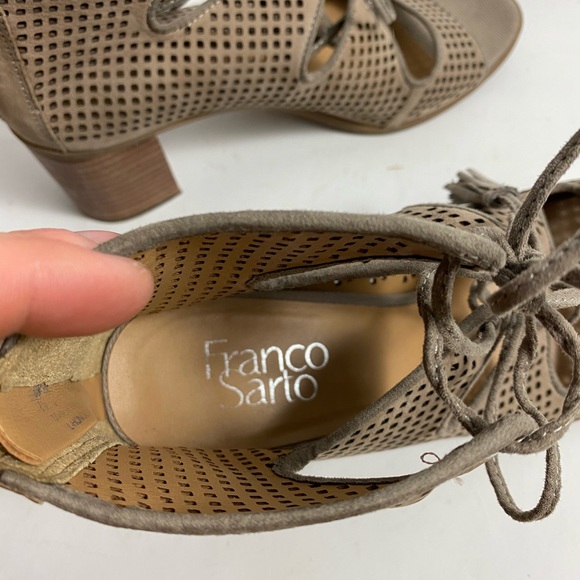 FRANCO SARTO Honolulu Cage Lace Up Heeled Sandal - Picture 7 of 11